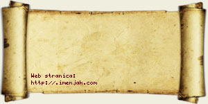 Jovana Kožovac vizit kartica